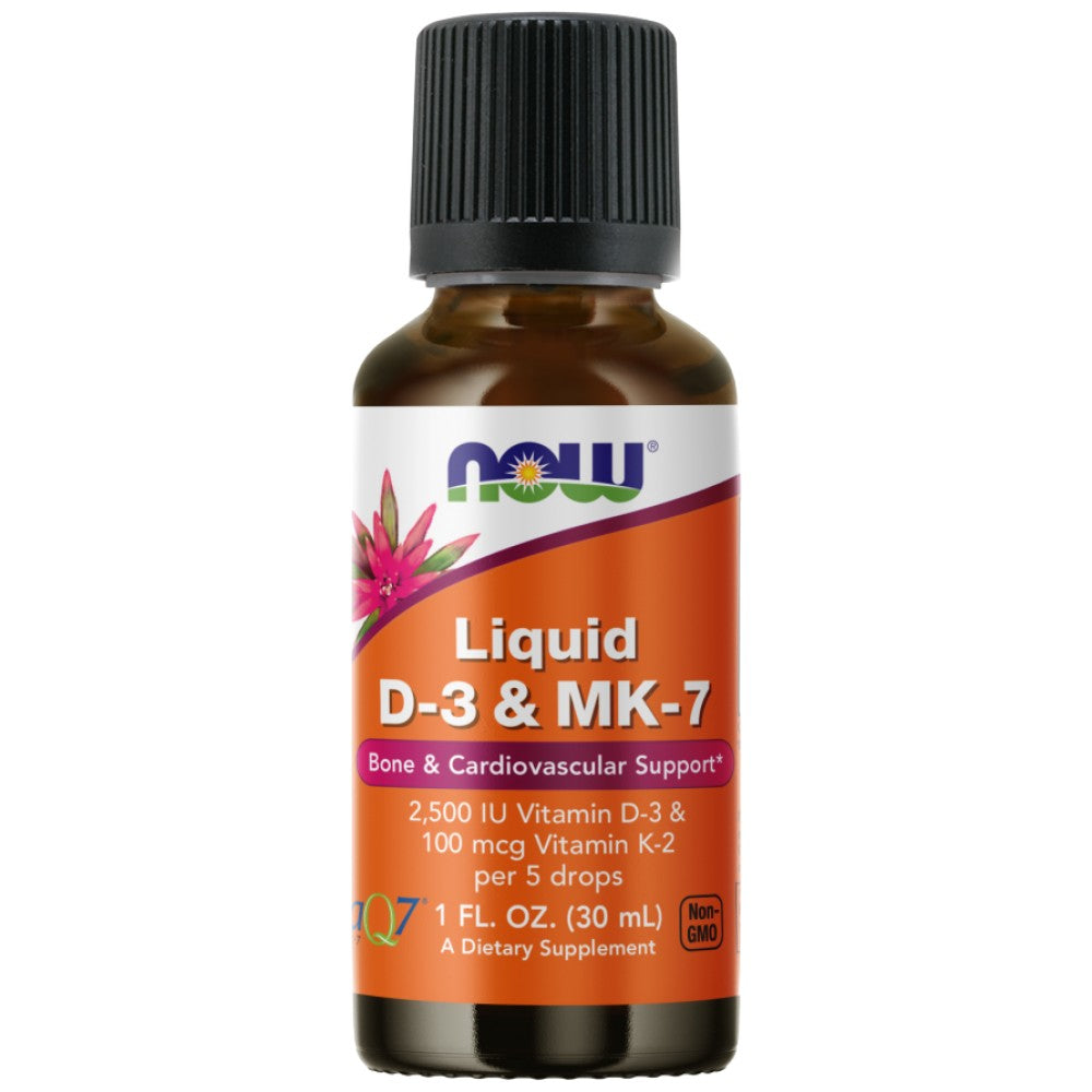 Liquid Vitamin D-3 + MK-7 K2 Drops