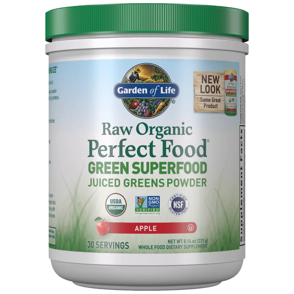 Raw Organic Perfect Food | Green Superfood - Apple