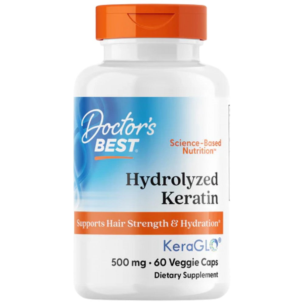 Hydrolyzed Keratin 500 mg | with KeraGLO®
