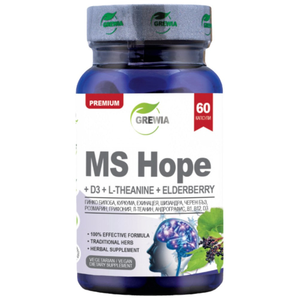 MS Hope | with D3, L-Theanine & Elderberry