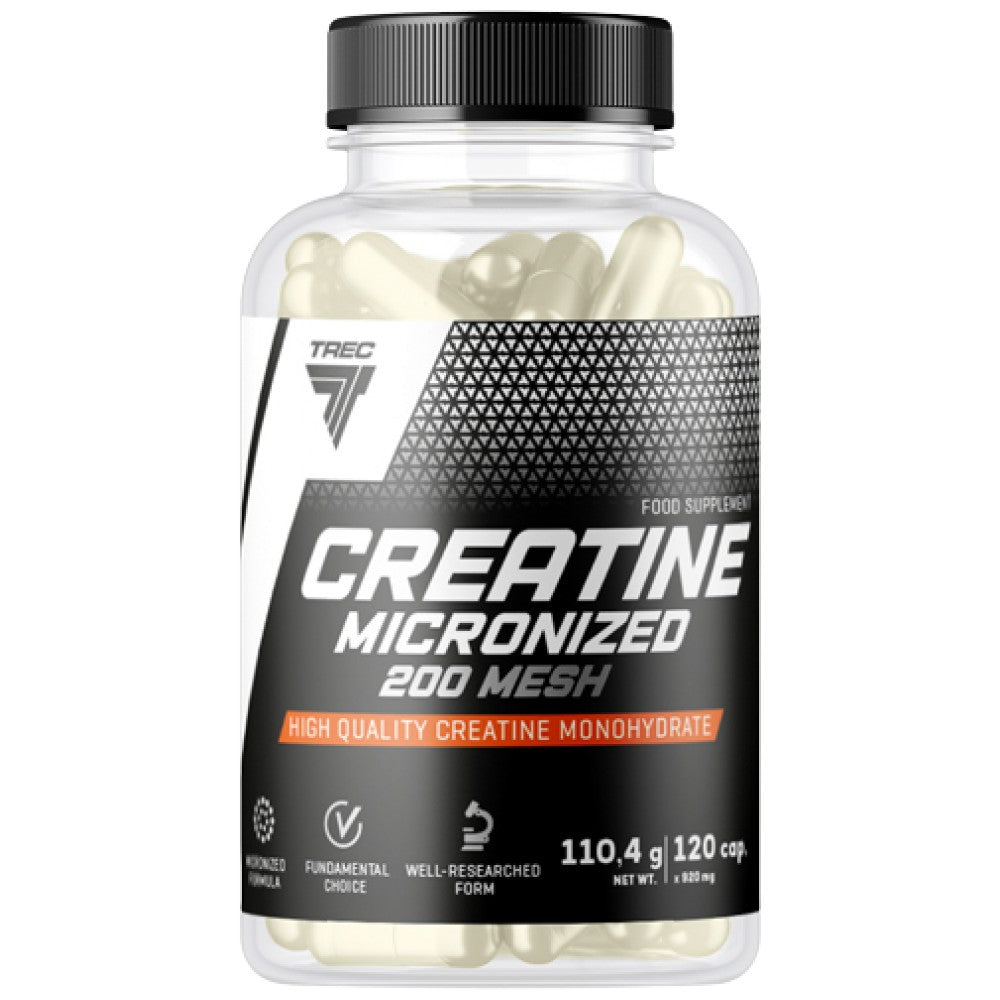 Creatine Micronized 200 Mesh | High Quality Creatine Monohydrate Caps