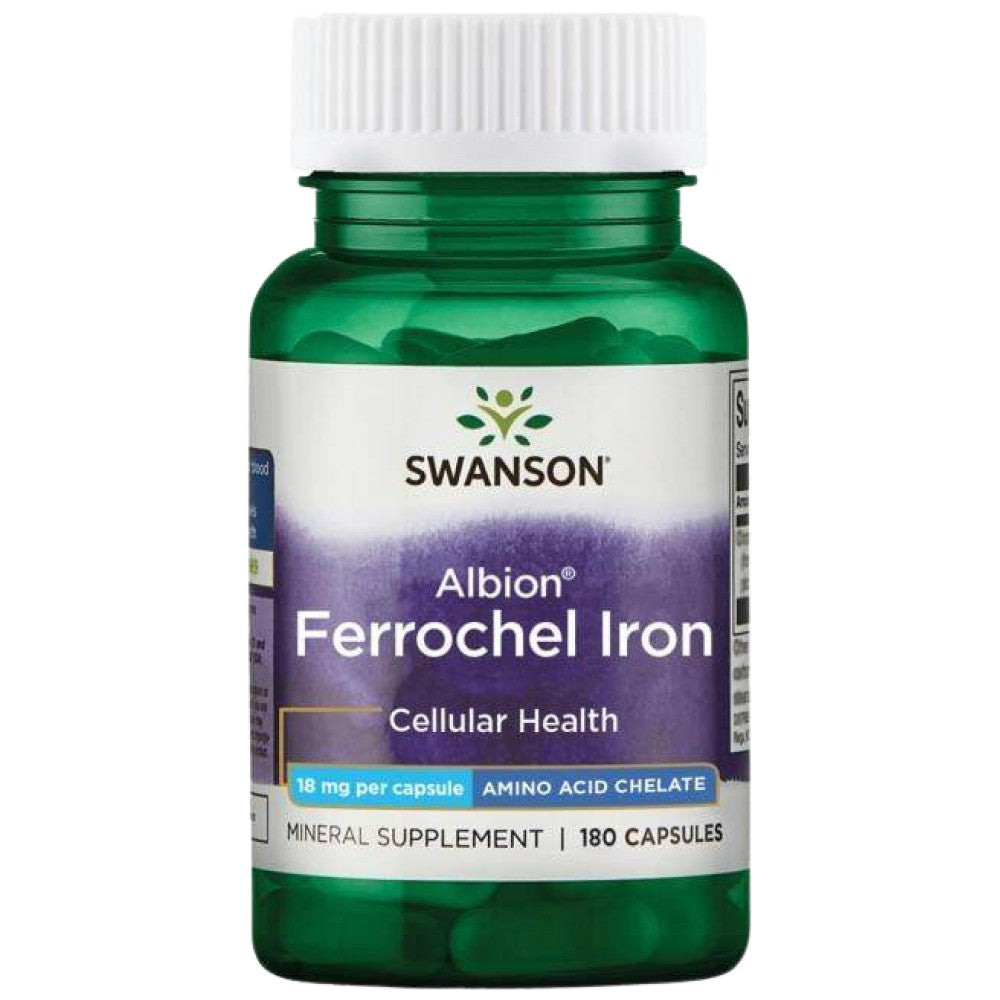 Albion Chelated Ferrochel Iron 18 mg