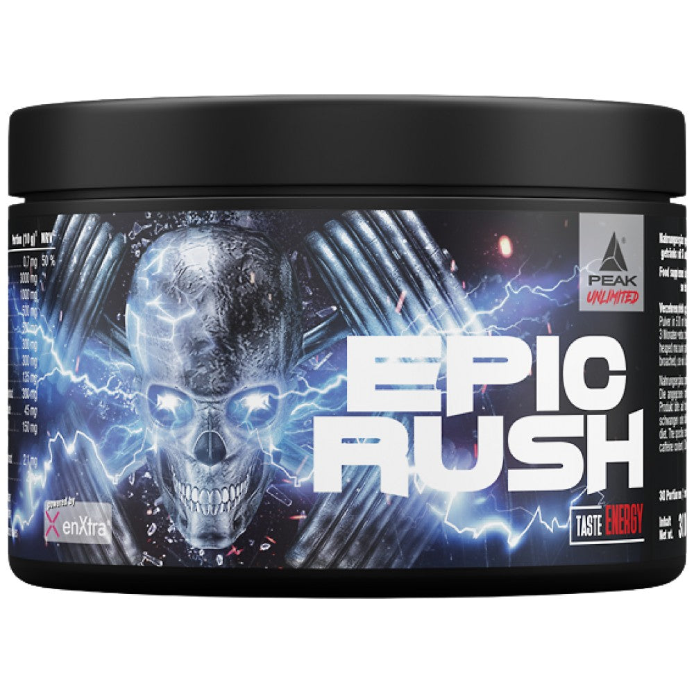 Epic Rush | Hardcore Focus Pre-Workout or Gaming Matrix with EnXtra™