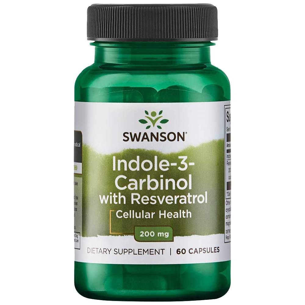 Indole-3-Carbinol with Resveratrol 200 mg