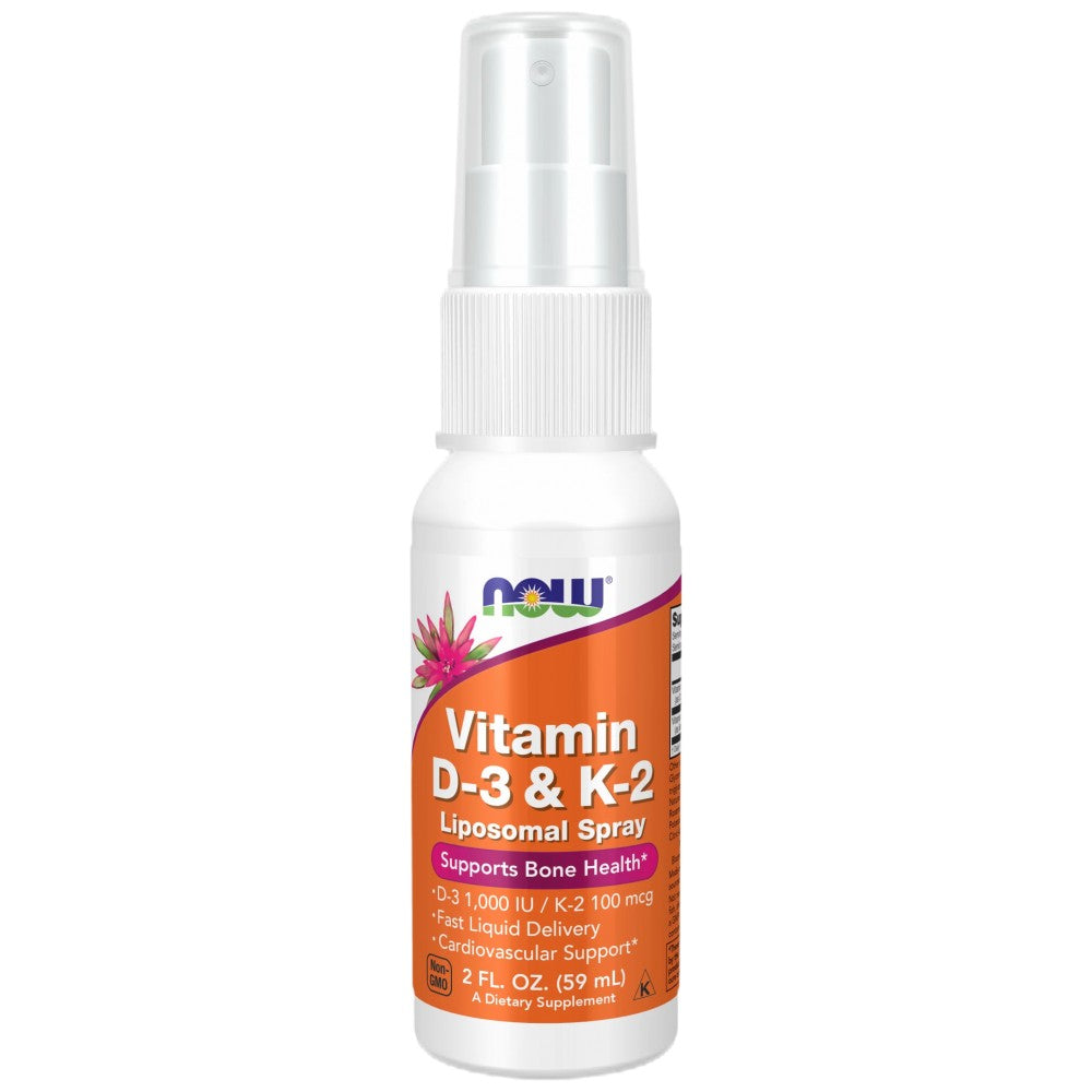 Vitamin D-3 1000 IU & K-2 100 mcg | Liposomal Spray