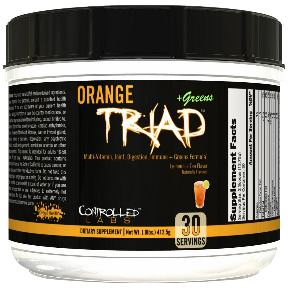 Orange TRIAD + Greens Powder