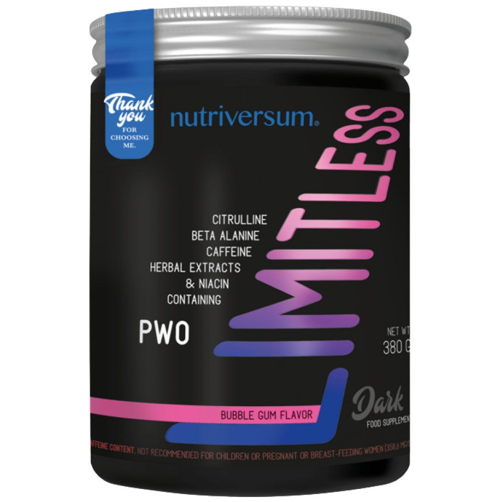 Limitless Dark | Fat Burning Pre-Workout Formula