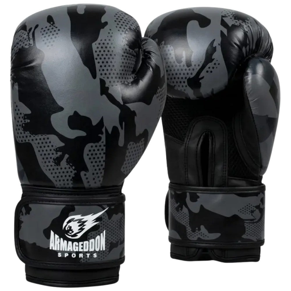 Boxing Gloves - Black Camo