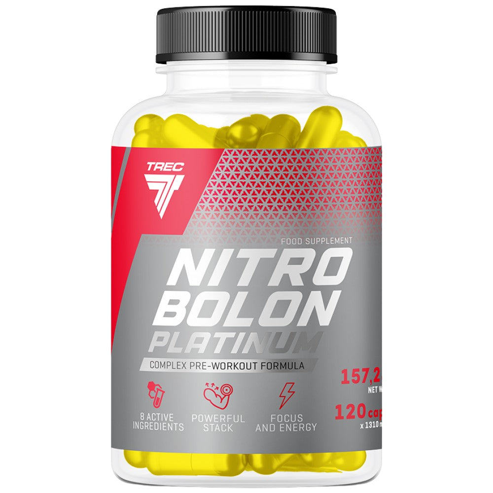 Nitrobolon Platinum Caps | Complete Pre-Workout Formula