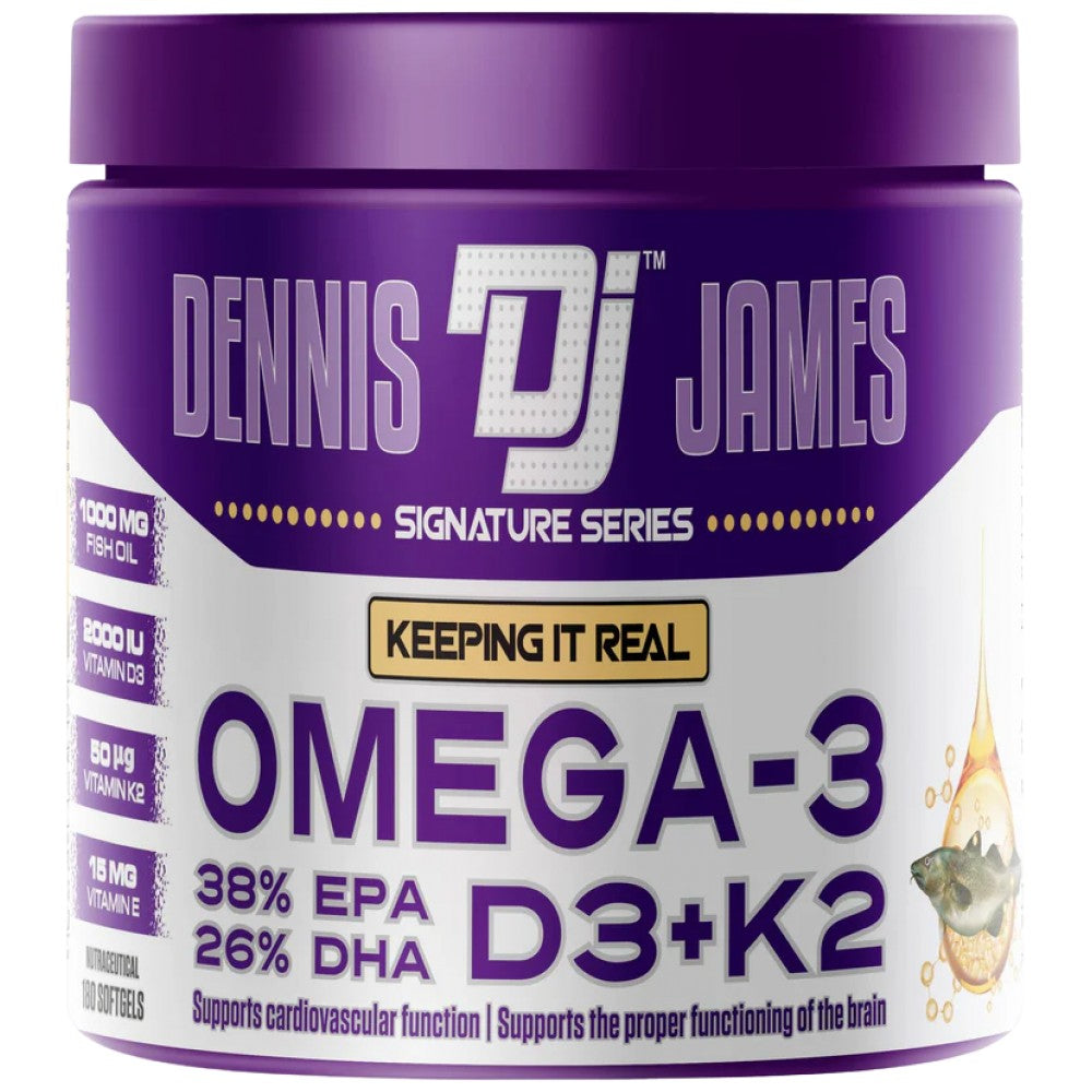 Omega-3 + D3 + K2 | with 38% EPA & 26% DHA