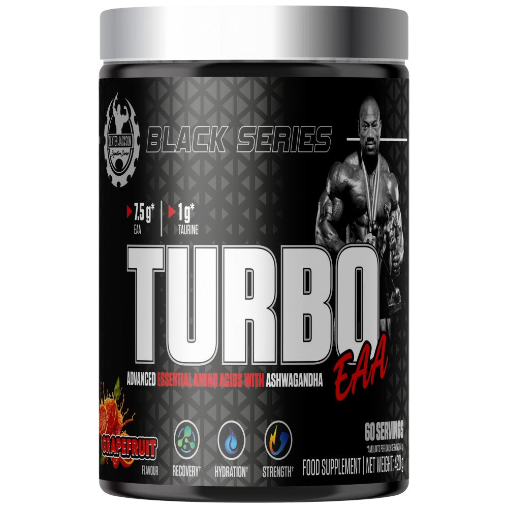 Black Series | Turbo EAA Powder ~ Essential Amino Acids with Taurine