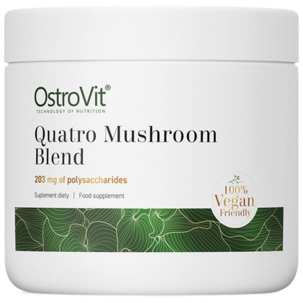 Quatro Mushroom Blend Powder | Lion's Mane ~ Reishi ~ Cordyceps ~ Chaga
