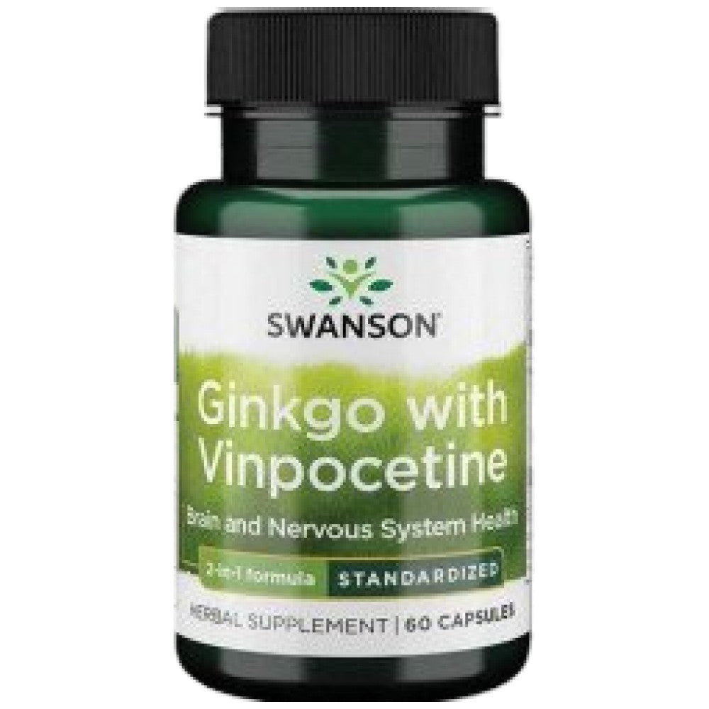 Ginkgo with Vinpocetine (Standardized) 40 mg