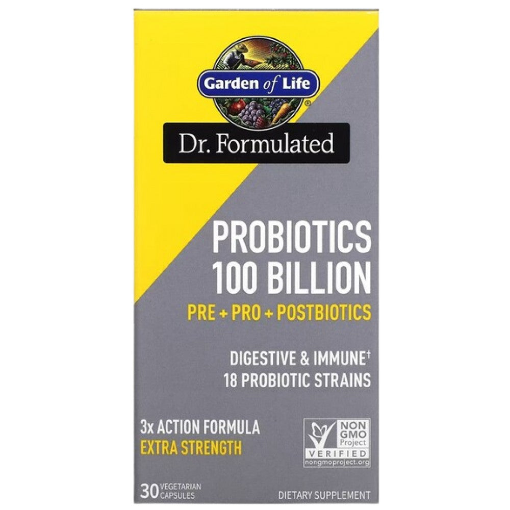 Dr. Formulated Probiotics | with 100 Billion Active Cells