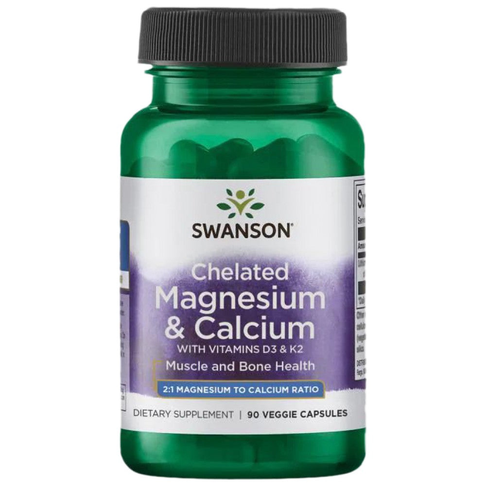 Albion Magnesium & Calcium / with Vitamin D3 & K2