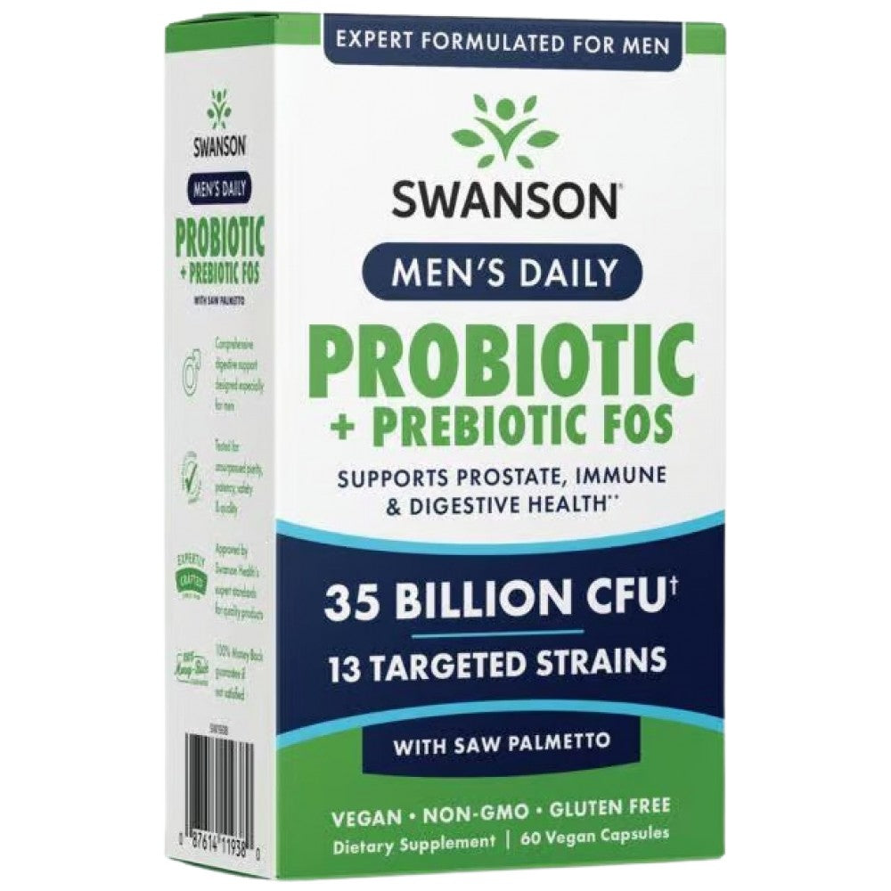 Men's Daily Probiotic + Prebiotic FOS