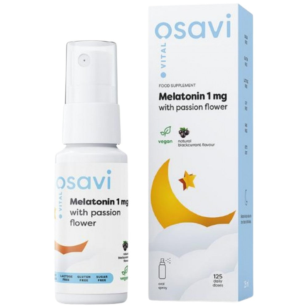 Melatonin 1 mg Oral Spray | with Passiflora