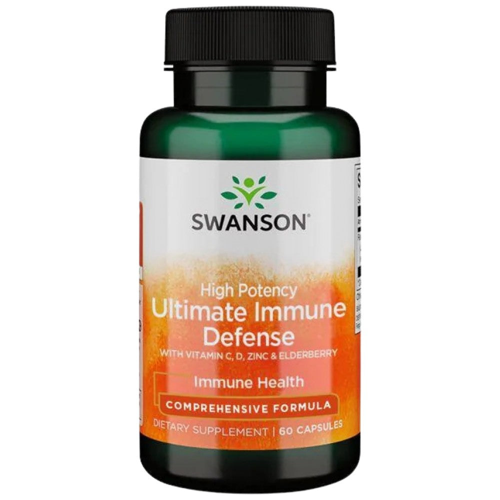 High Potency Ultimate Immune Defense with C, D, Zinc & Elderberry
