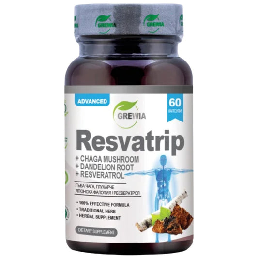 Resvаtrip + Chaga Mushroom + Dandelion Root + Resveratrol