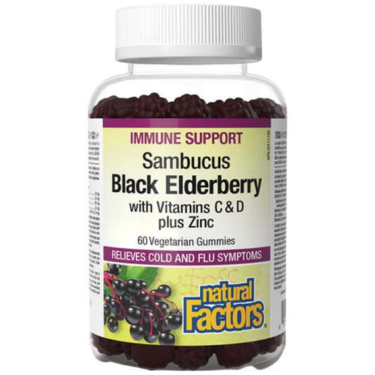 Black Elderberry | With Vitamins C &amp; D Plus Zinc