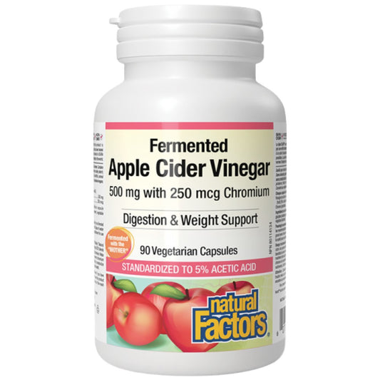 Fermented Apple Cider Vinegar 500 mg | Plus Chromium 250 mcg