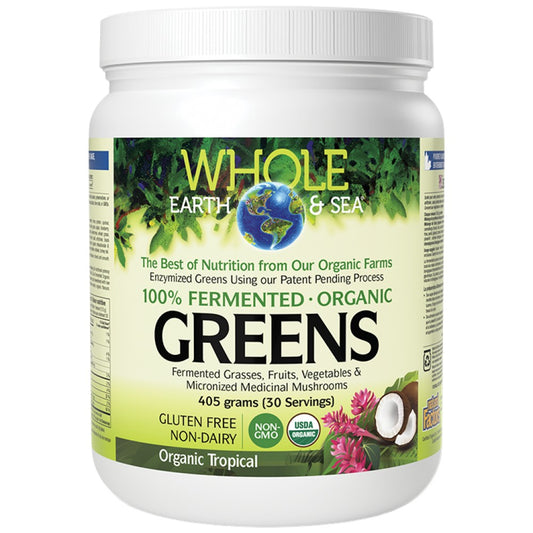 Whole Earth &amp; Sea | 100% Fermented Organic Greens, Tropical