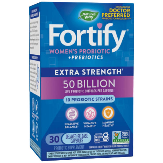 Fortify Women`s 50 Billion Active Probiotics | Extra Strength