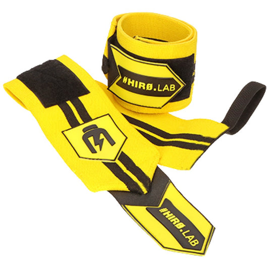 Hero Wrist Wraps | Yellow &amp; Black