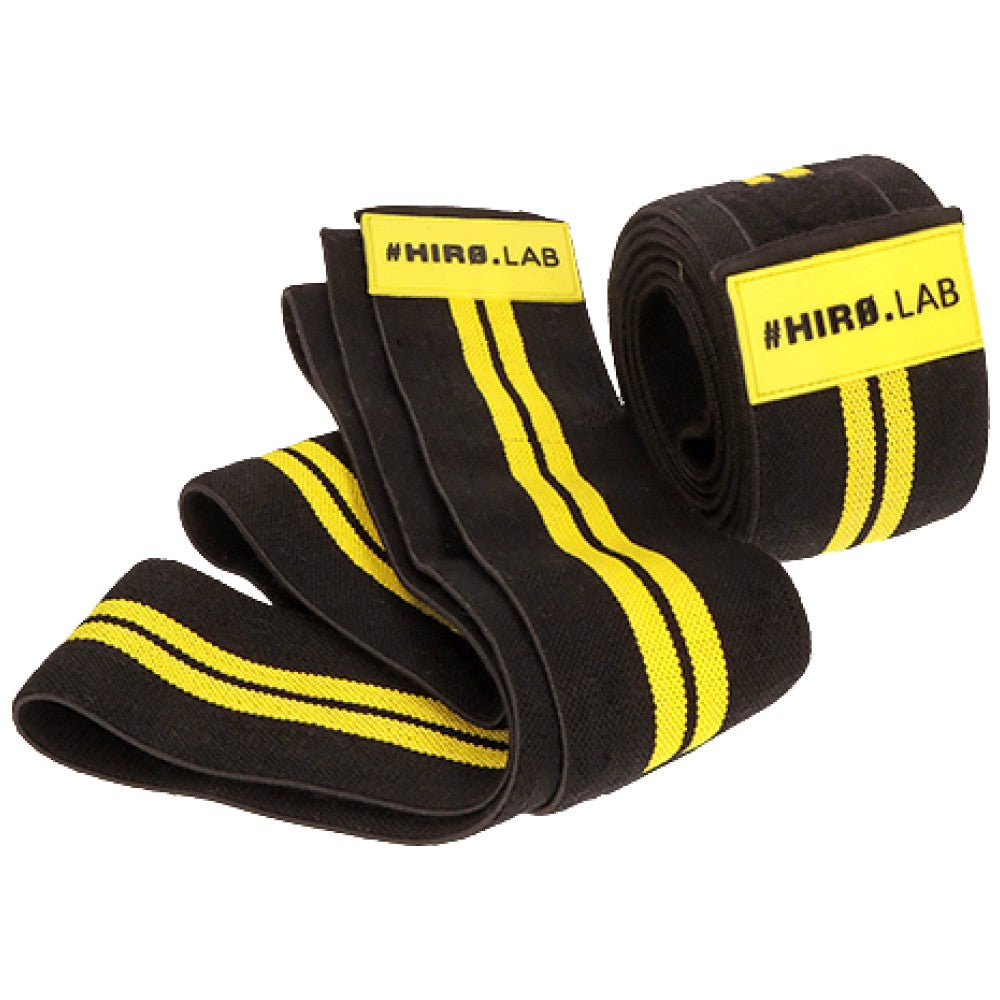 Knee Wrap - Rubber Logo | Black &amp; Yellow