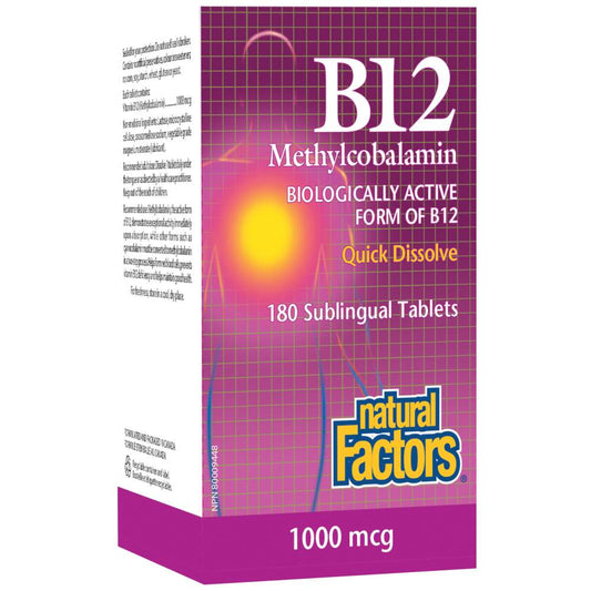 B12 Methylcobalamin 1000 mcg