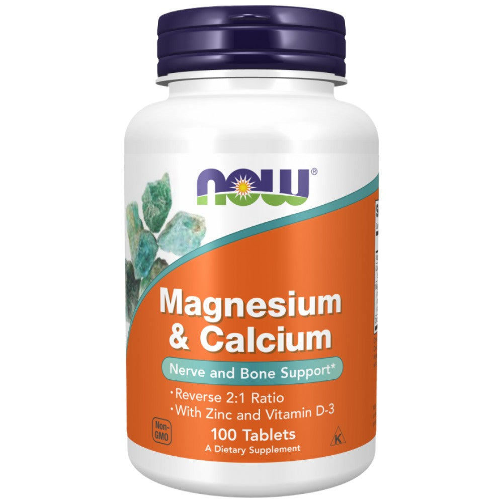Magnesium &amp; Calcium | with Vitamin D3 &amp; L-OptiZinc