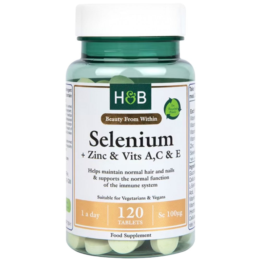 Selenium 100 mcg + Zinc &amp; Vits A, C &amp; E