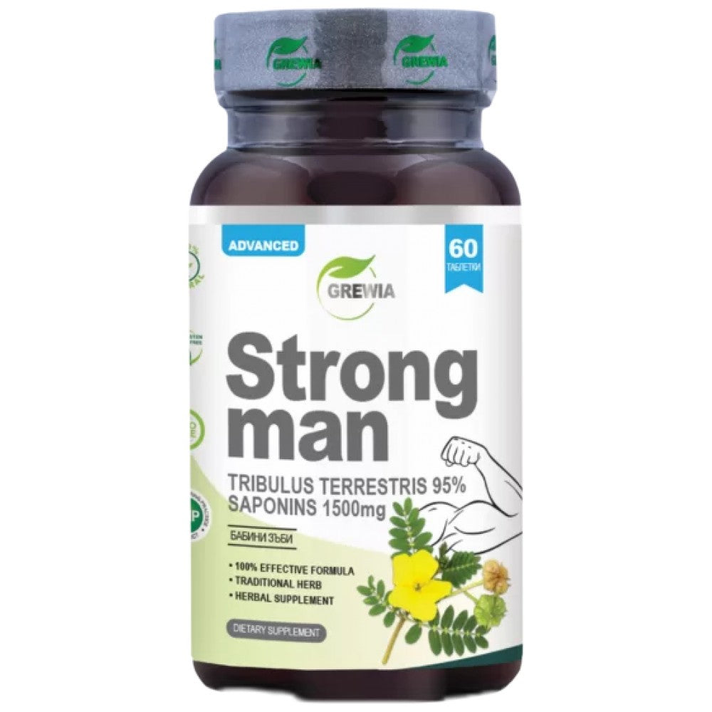 Strong Man | Tribulus 1500 mg with 95% Saponins