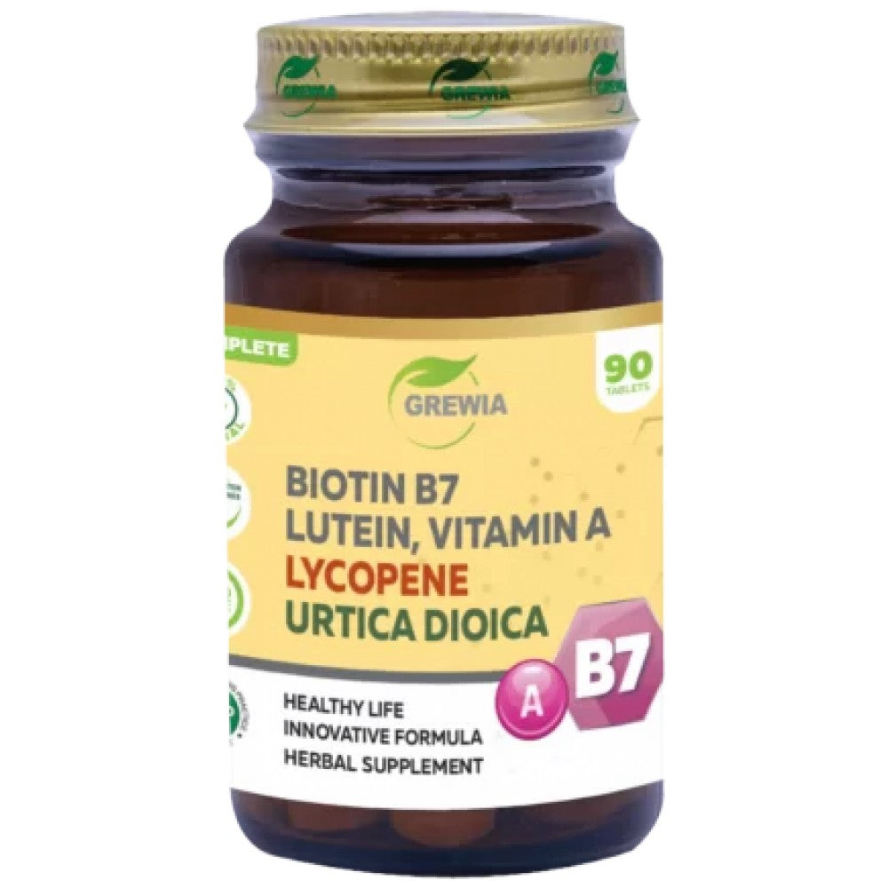 Biotin B7, Lutein, Vitamin A, Lycopene &amp; Urtica Dioica