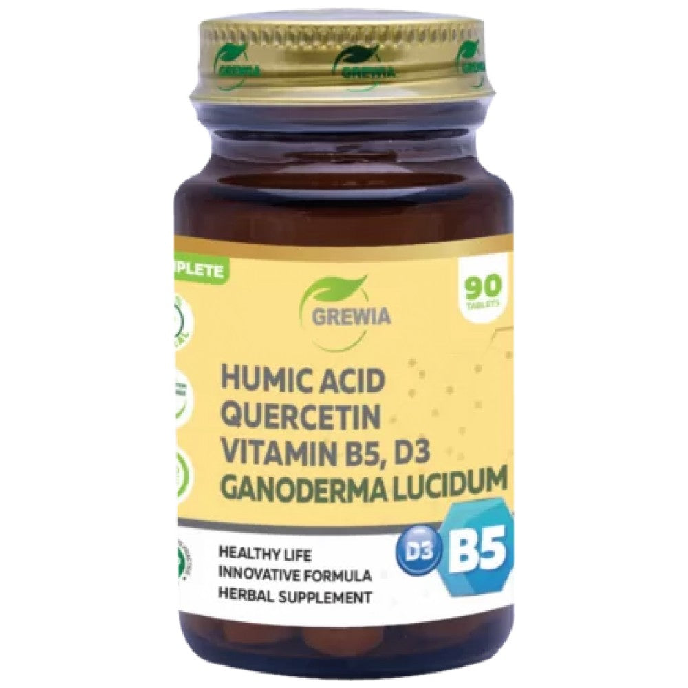 Humic Acid, Quercetin, Vitamin B5, D3 &amp; Ganoderma Lucidum