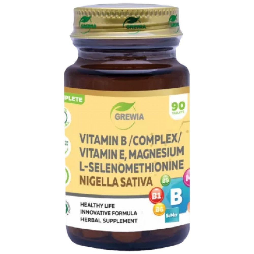 Vitamin B, Vitamin E, Magnesium, L-Selenomethionine &amp; Nigella Sativa