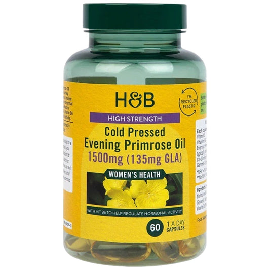 High Strength Cold Pressed | Evening Primrose Oil 1500 mg