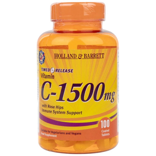 Vitamin C with Rose Hips 1500 mg | Timed Release