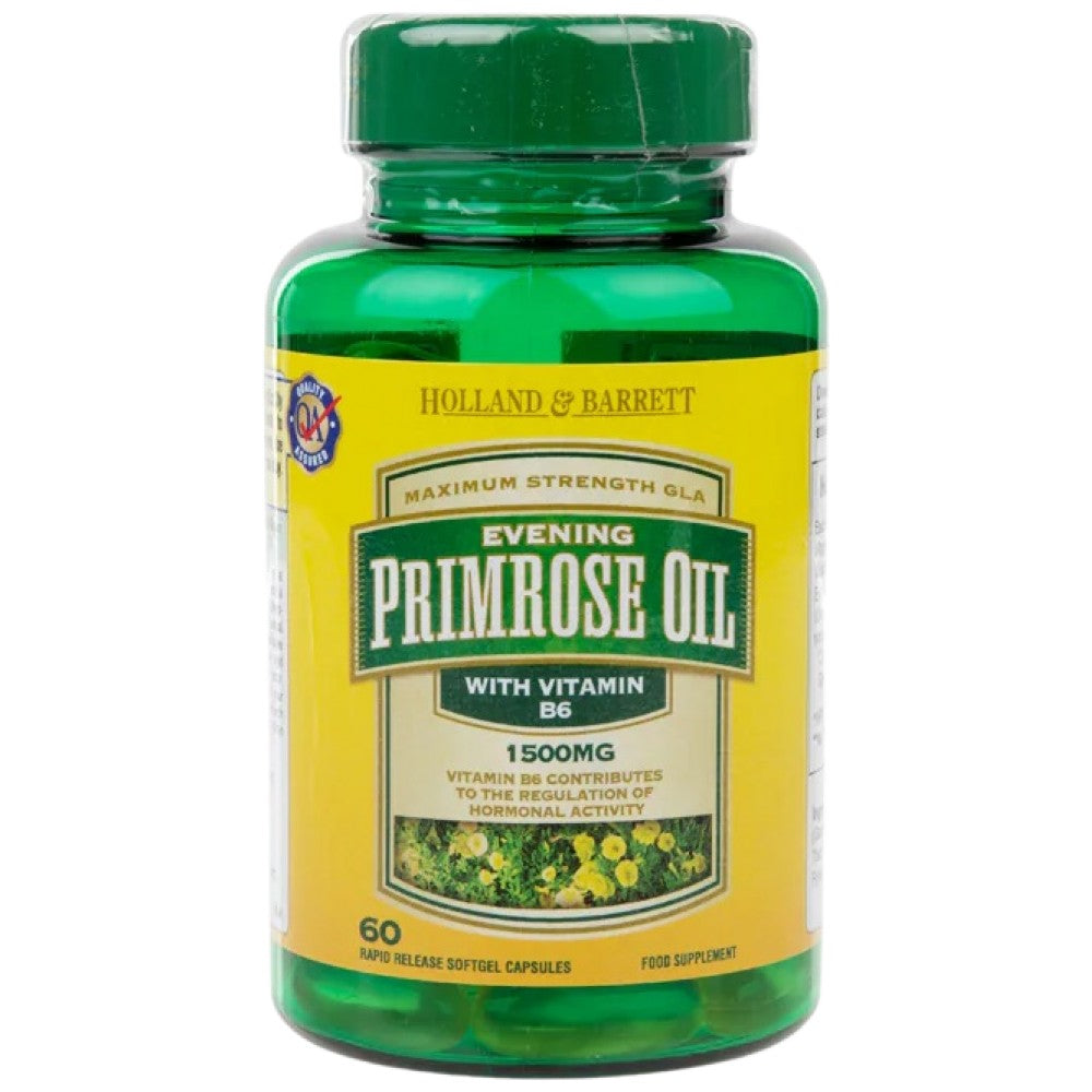 Evening Primrose Oil 1500 mg | Plus Vitamin B6