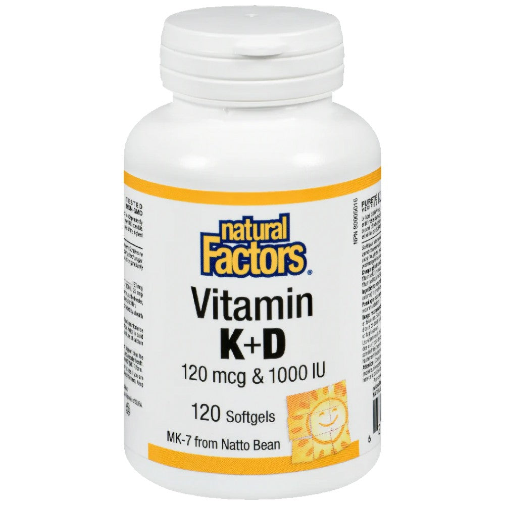 Vitamin K 120 mcg &amp; Vitamin D 1000 IU