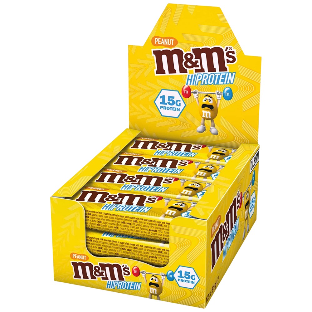 M&amp;M's HiProtein Bar / Choco Peanut Butter
