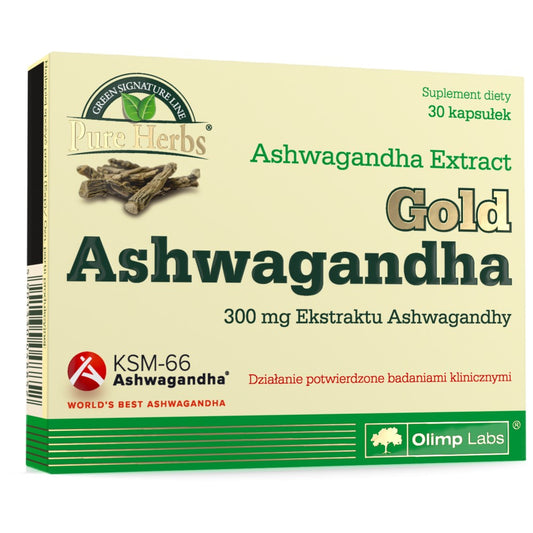 GOLD Ashwagandha KSM-66 Premium