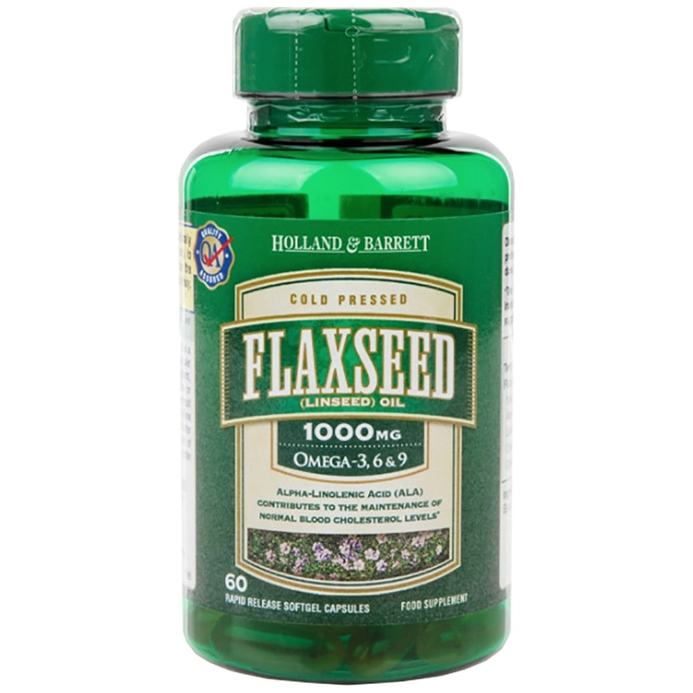 Flaxseed Linseed Oil 1000 mg / Omega 3-6-9