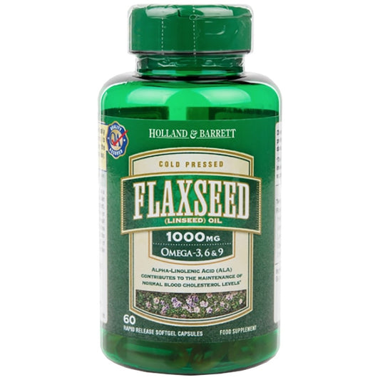 Flaxseed Linseed Oil 1000 mg / Omega 3-6-9