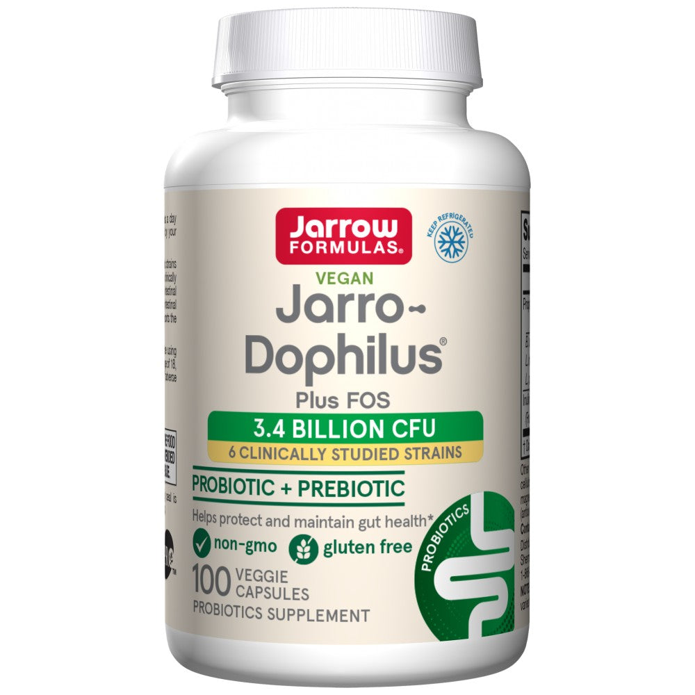 Jarro-Dophilus® Plus FOS | 3.4 Billion CFU Guaranteed