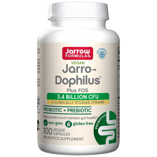 Jarro-Dophilus® Plus FOS | 3.4 Billion CFU Guaranteed