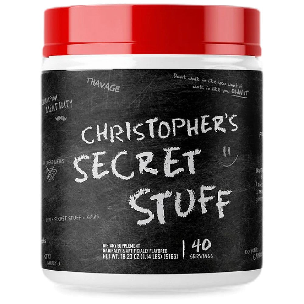 Christopher's Secret Stuff | Champion Pre-Workout