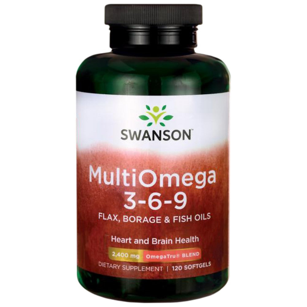 Multi Omega 3-6-9 (Flax, Borage, Fish)