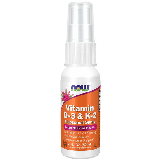 Vitamin D-3 1000 IU &amp; K-2 100 mcg | Liposomal Spray