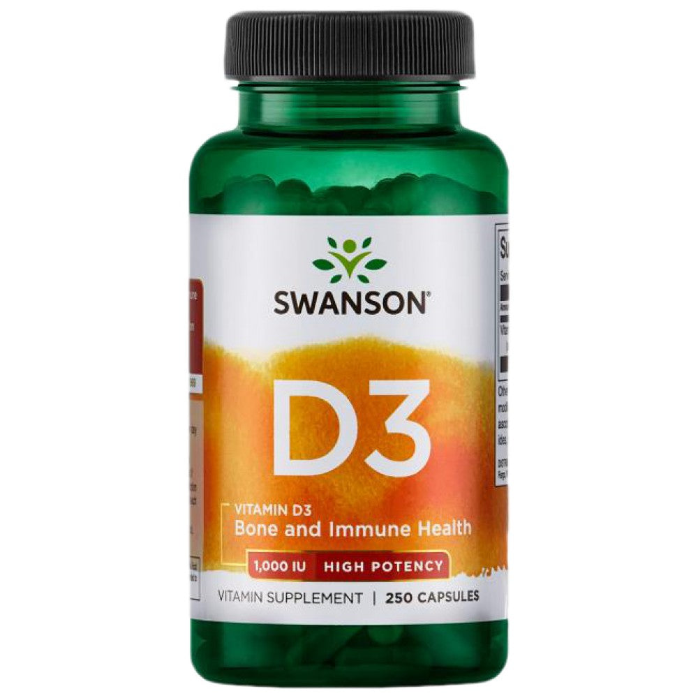High Potency Vitamin D3 1000 IU